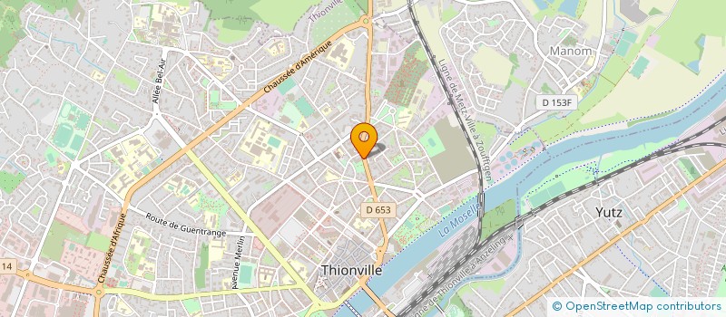 localisation de l'entreprise CLAIRE à THIONVILLE