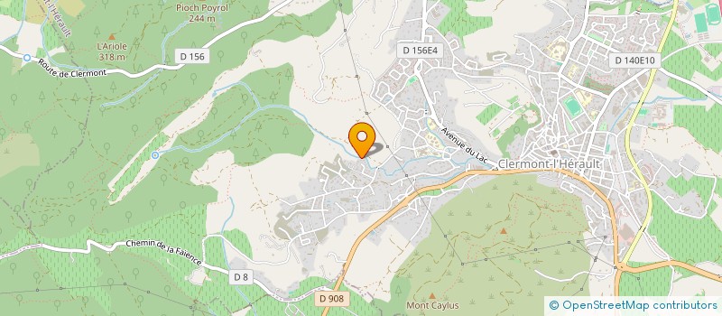 localisation de l'entreprise CLAIRE  CLERMONT-L'HERAULT