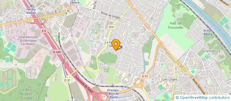 localisation de l'entreprise CLAIRE à RIS-ORANGIS