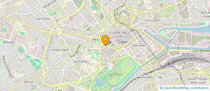 localisation de l'entreprise CLAIRE ADELINE KINE à CAEN