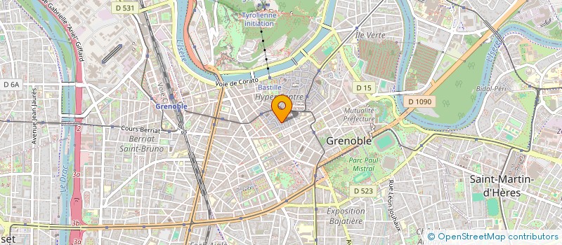 localisation de l'entreprise CLAIRE ADVANCE  GRENOBLE