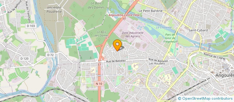 localisation de l'entreprise CLAIRE AFRIQUE AUTRE OEIL SUR LE MONDE à ANGOULEME