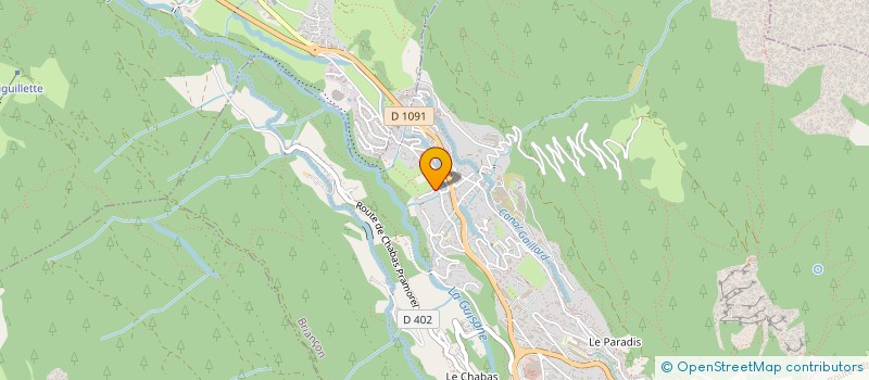 localisation de l'entreprise CLAIRE-ALIZEE à BRIANCON
