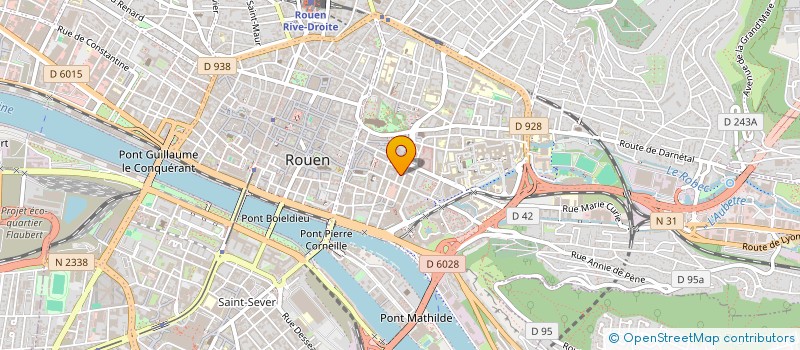 localisation de l'entreprise CLAIRE B à ROUEN