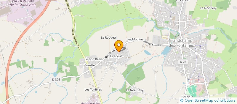 localisation de l'entreprise CLAIRE BOURBAO COURTIER à GRANDCHAMP-DES-FONTAINES