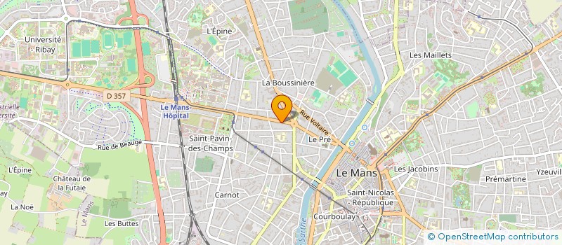 localisation de l'entreprise CLAIRE CHALONS à LE MANS