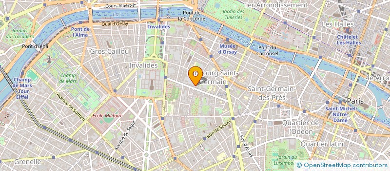 localisation de l'entreprise CLAIRE CHAZAL CONSEIL  PARIS