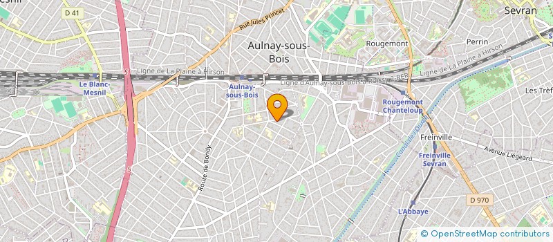 localisation de l'entreprise CLAIRE CIBOULET à AULNAY-SOUS-BOIS
