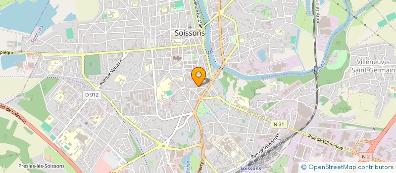 localisation de l'entreprise CLAIRE-CO à SOISSONS