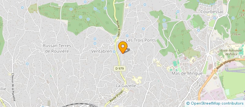 localisation de l'entreprise CLAIRE DE LA LUNE  NIMES