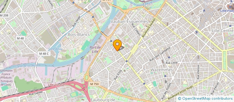 localisation de l'entreprise CLAIRE DE LUNE à LILLE