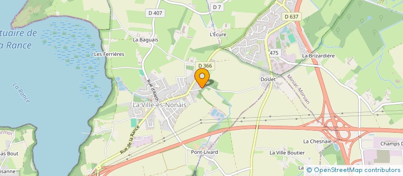 localisation de l'entreprise CLAIRE EAU  LA VILLE-ES-NONAIS