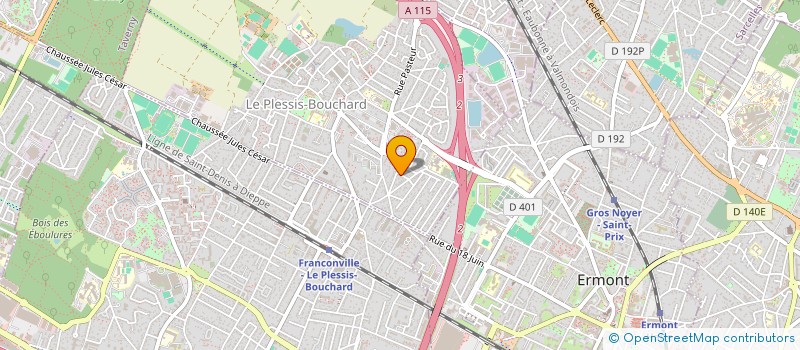 localisation de l'entreprise CLAIRE ET FILS  LE PLESSIS-BOUCHARD