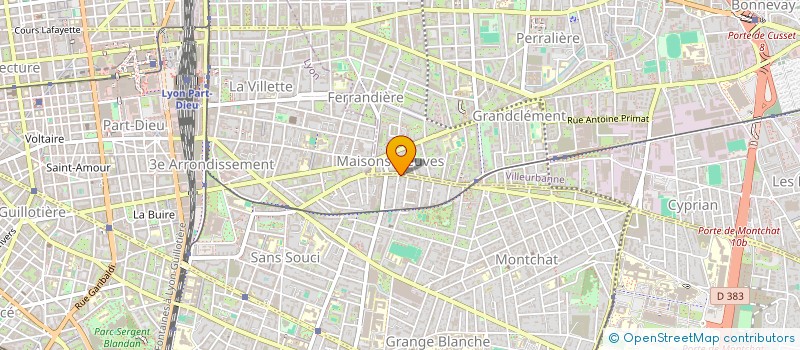 localisation de l'entreprise CLAIRE FREARD ESTHETIQUE à LYON