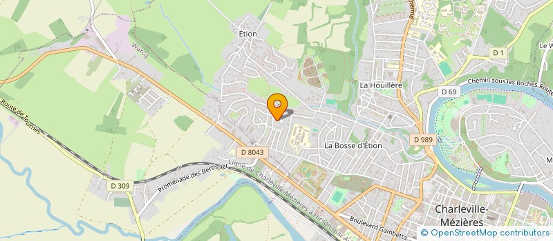 localisation de l'entreprise CLAIRE ISSI  CHARLEVILLE-MEZIERES