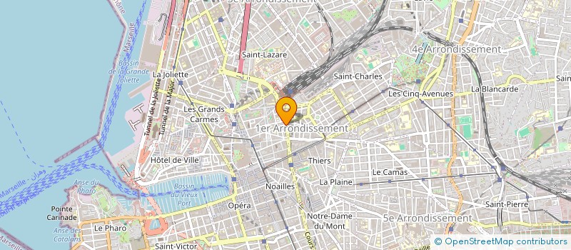 localisation de l'entreprise CLAIRE JOIE HEBERGEMENT JEUNES FILLES à MARSEILLE