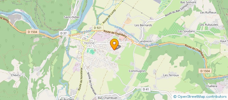 localisation de l'entreprise CLAIRE-LANCHAIS  YENNE