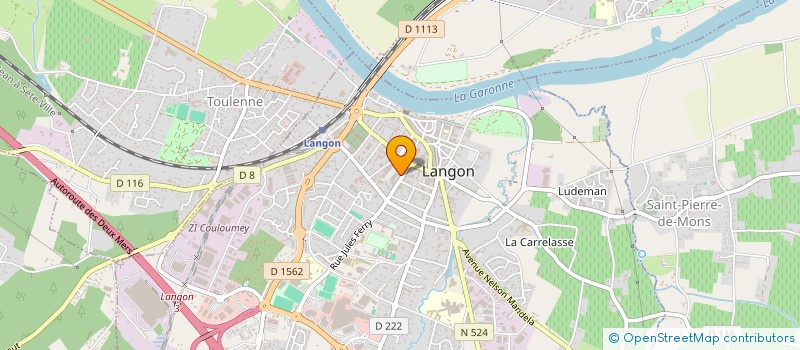 localisation de l'entreprise CLAIRE LIMOUSIN  LANGON