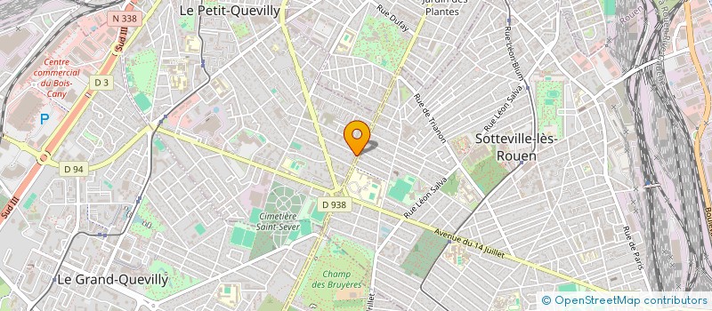 localisation de l'entreprise CLAIRE MARLY ET REBECCA MISSERI-BOYER NOTAIRES  LE PETIT-QUEVILLY