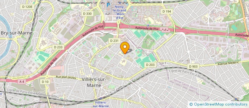 localisation de l'entreprise CLAIRE MASSAGES à VILLIERS-SUR-MARNE