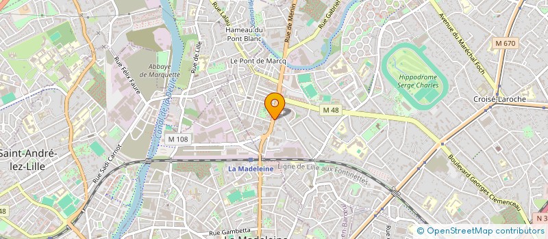 localisation de l'entreprise CLAIRE OLERON à MARCQ-EN-BARŒUL