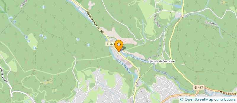 localisation de l'entreprise CLAIRE POIROT ARCHITECTURE  GERARDMER