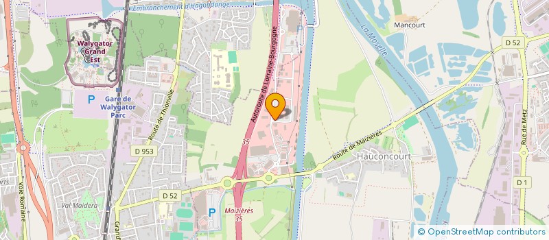 localisation de l'entreprise CLAIRE PROMOTION  HAUCONCOURT