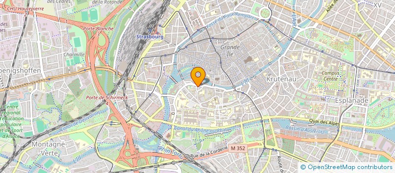 localisation de l'entreprise CLAIRE & QUENTIN à STRASBOURG