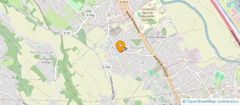 localisation de l'entreprise CLAIRE VUE  AUZEVILLE-TOLOSANE