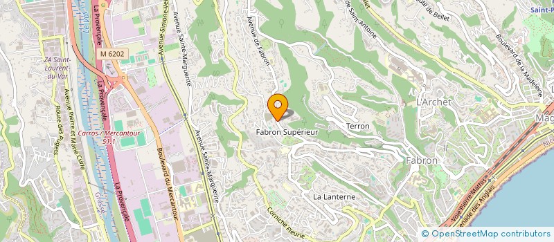 localisation de l'entreprise CLAIRECO à NICE