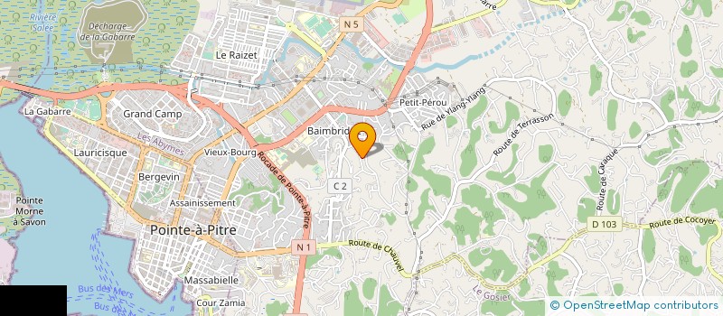 localisation de l'entreprise CLAIREFONTAINE à LES ABYMES