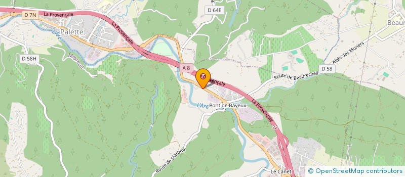 localisation de l'entreprise CLAIREFONTAINE SARL  MEYREUIL