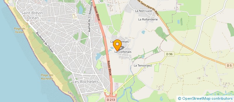 localisation de l'entreprise CLAIREL à SAINT-BREVIN-LES-PINS