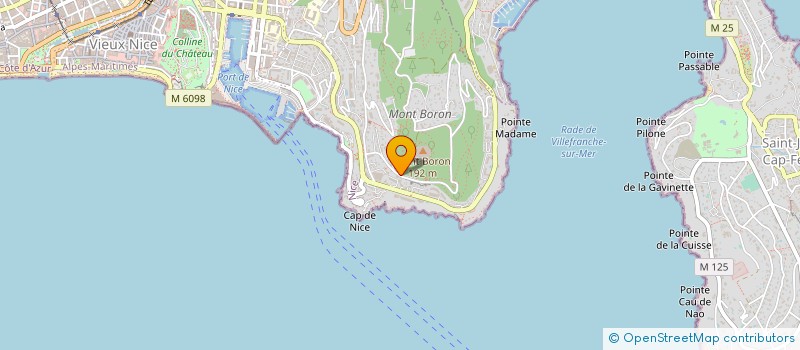 localisation de l'entreprise CLAIRELLA à NICE