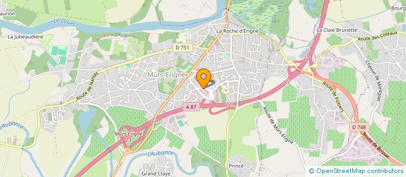 localisation de l'entreprise CLAIRELOUIS  MURS-ERIGNE