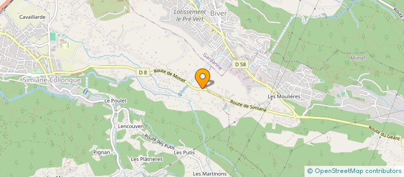 localisation de l'entreprise CLAIREMMA  SIMIANE-COLLONGUE