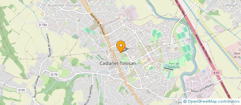 localisation de l'entreprise CLAIRES FONTAINES ANIMATION à CASTANET-TOLOSAN