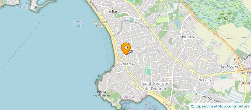 localisation de l'entreprise CLAIRES-VOIES  VAUX-SUR-MER