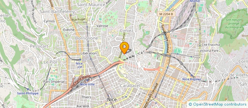 localisation de l'entreprise CLAIRESTORIL  NICE