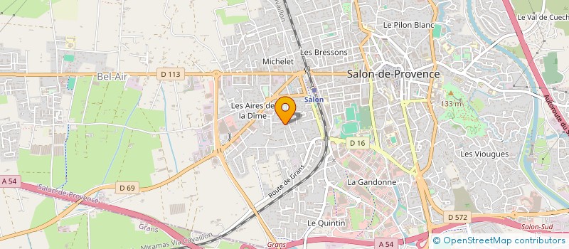 localisation de l'entreprise CLAIRET à SALON-DE-PROVENCE