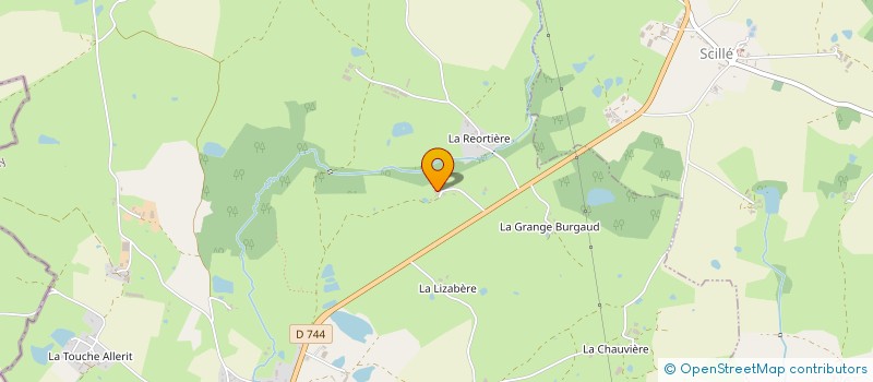 localisation de l'entreprise CLAIRET FELIPE  LE BUSSEAU