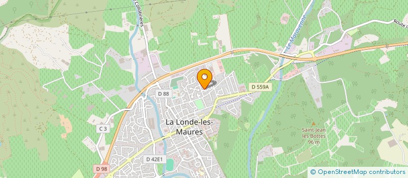 localisation de l'entreprise CLAIRETTE à LA LONDE-LES-MAURES