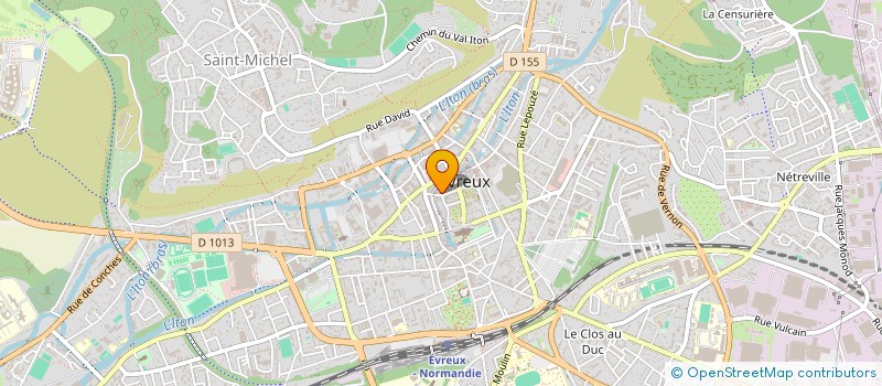 localisation de l'entreprise CLAIRETTE ATELIER DECO à EVREUX