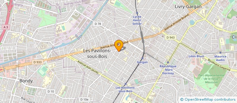 localisation de l'entreprise CLAIREYVESANDRE à LES PAVILLONS-SOUS-BOIS