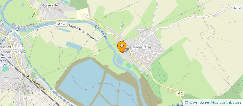 localisation de l'entreprise CLAIRFONTAINE  ART-SUR-MEURTHE