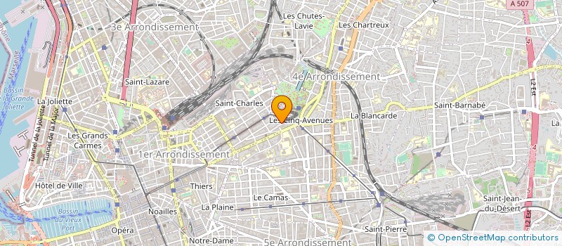 localisation de l'entreprise CLAIRFUTUR à MARSEILLE