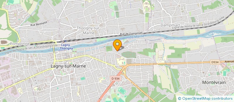 localisation de l'entreprise CLAIRGIVRE  LAGNY-SUR-MARNE