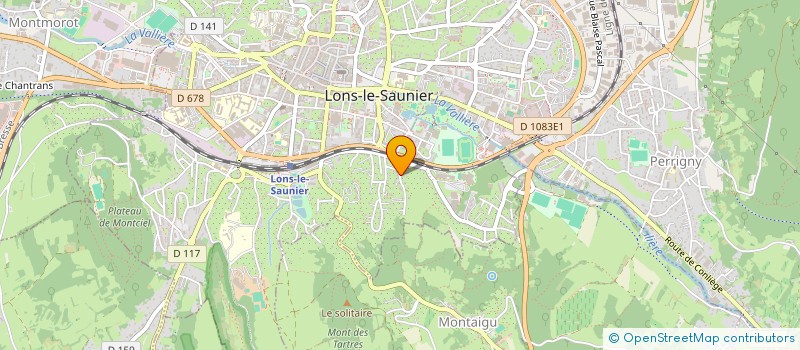 localisation de l'entreprise CLAIRIATYS SECURITE à LONS-LE-SAUNIER