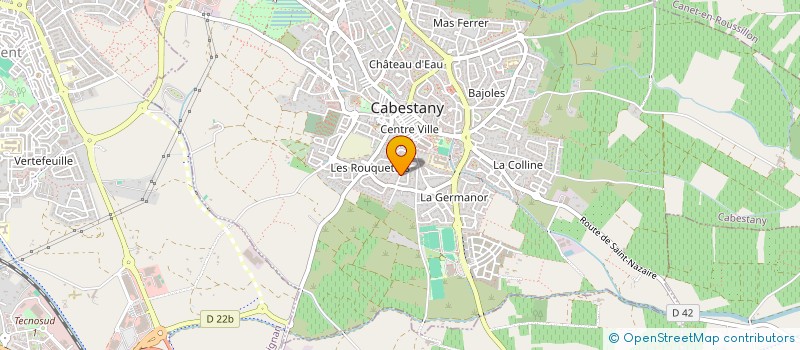 localisation de l'entreprise CLAIRIC IMMO  CABESTANY