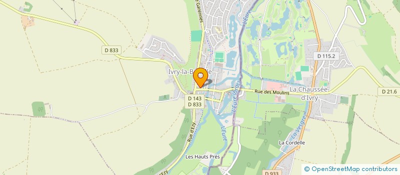 localisation de l'entreprise CLAIRJAC à IVRY-LA-BATAILLE